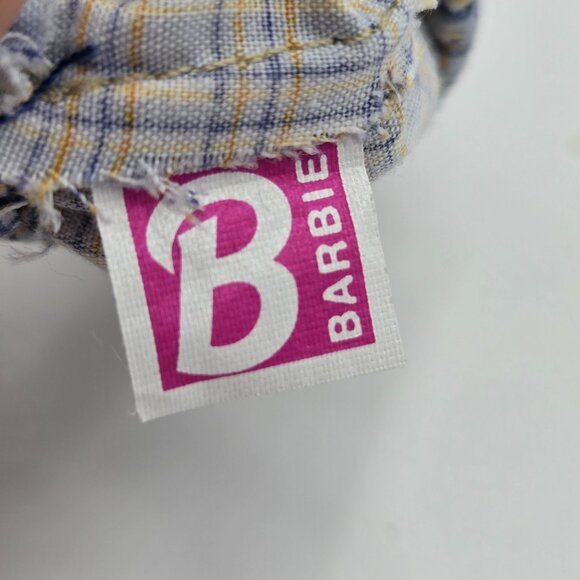 Barbie Ken Fashion Pack 2003 Blue Plaid & Floral Boxer Shorts Set Genuine Mattel - Picture 5 of 7